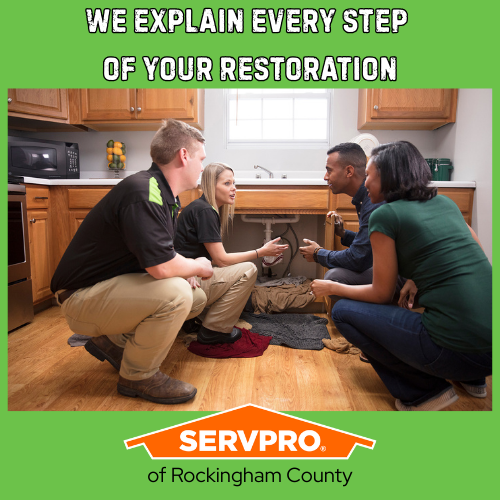 We communicate every step of your restoration