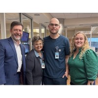 Zachary Lewis Receives UNC Health Rockingham Daisy Award for Extraordinary Patient Care