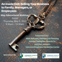 An Inside Exit: Selling Your Business to Family, Managers, or Employees