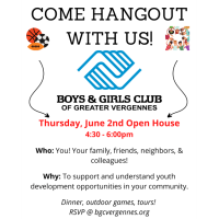 Open House - Boys & Girls Club of Greater Vergennes