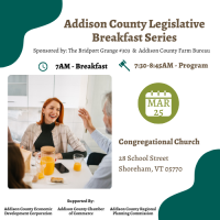 Addison County Legislative Breakfast Series - Shoreham