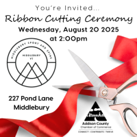 Middlebury Sport and Spine's Open House and Ribbon Cutting