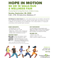 Hope in Motion-5K or 1K Walk/Run & Wellness Fair