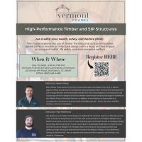 High Performance Timber and SIP Structures presented by Vermont Frames