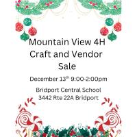 Mountain View 4-H Craft and Vendor Sale