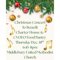 Christmas Concert Benefits Charter House, CVOEO Pantry