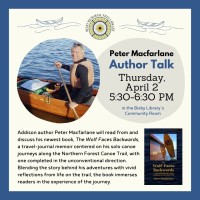 Peter Macfarlane Author Talk: The Wolf Faces Backwards