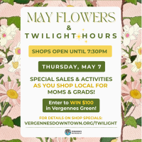 May Flowers & Twlight Hours Shopping Event
