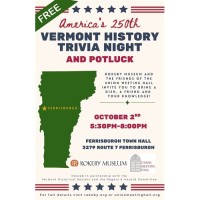 Vermont History Trivia Night & Potluck
