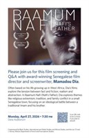 Film Screening and Discussion with Mamadou Dia