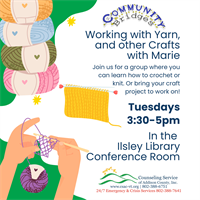 Working with Yarn, and other Crafts