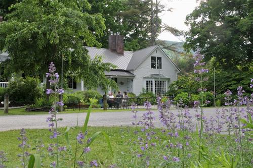 The inn and restaurant with front patio