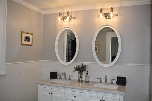 Modern bathrooms and bedrooms