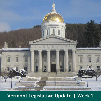 Vermont Legislative Update 2023: Week 1