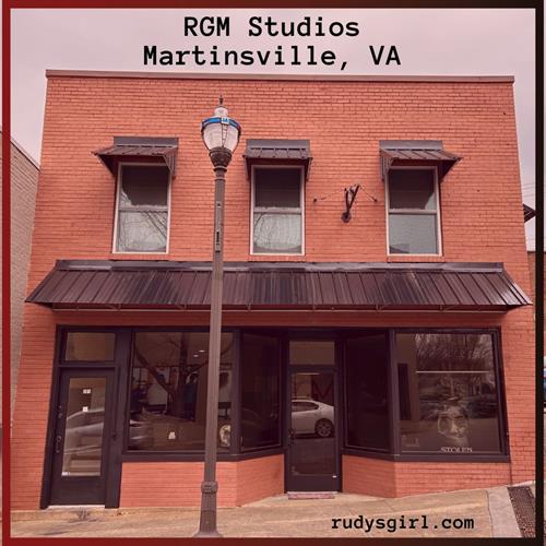 RGM Studios storefront in Uptown Martinsville