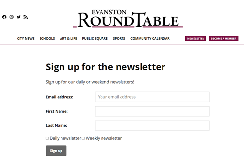 Sign up for our FREE newsletter!