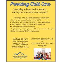 Providing Childcare