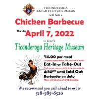Chicken BBQ to benefit Ticonderoga Heritage Museum
