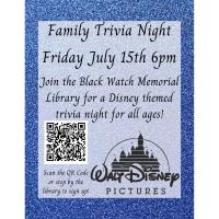Black Watch Memorial Library Family Trivia Night