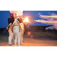 Fort Ticonderoga Guns by Night