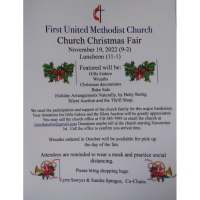 First United Methodist Church Annual Christmas Fair