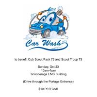 Car Wash to Benefit Cub Scout Pack 73 & Scout Troop 73