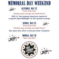 Memorial Day Weekend at War Cannon