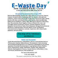 Silver Bay YMCA E-Waste Day 2023