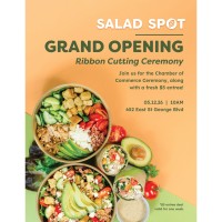 RIBBON CUTTING - Salad Spot