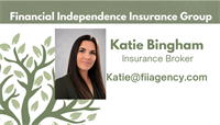 Katie Bingham Financial Independence Insurance