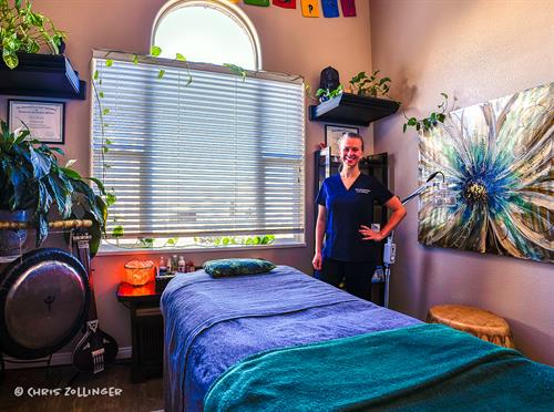 Treatment room- your new favorite caring, safe and comfortable space