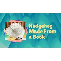 Make a Hedgehog from a Book