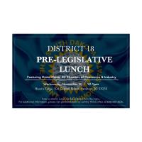 District 18 Pre-Legislative Lunch