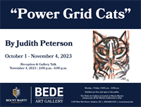 "Power Grid Cats" by Judith Peterson | Reception & Gallery Talk