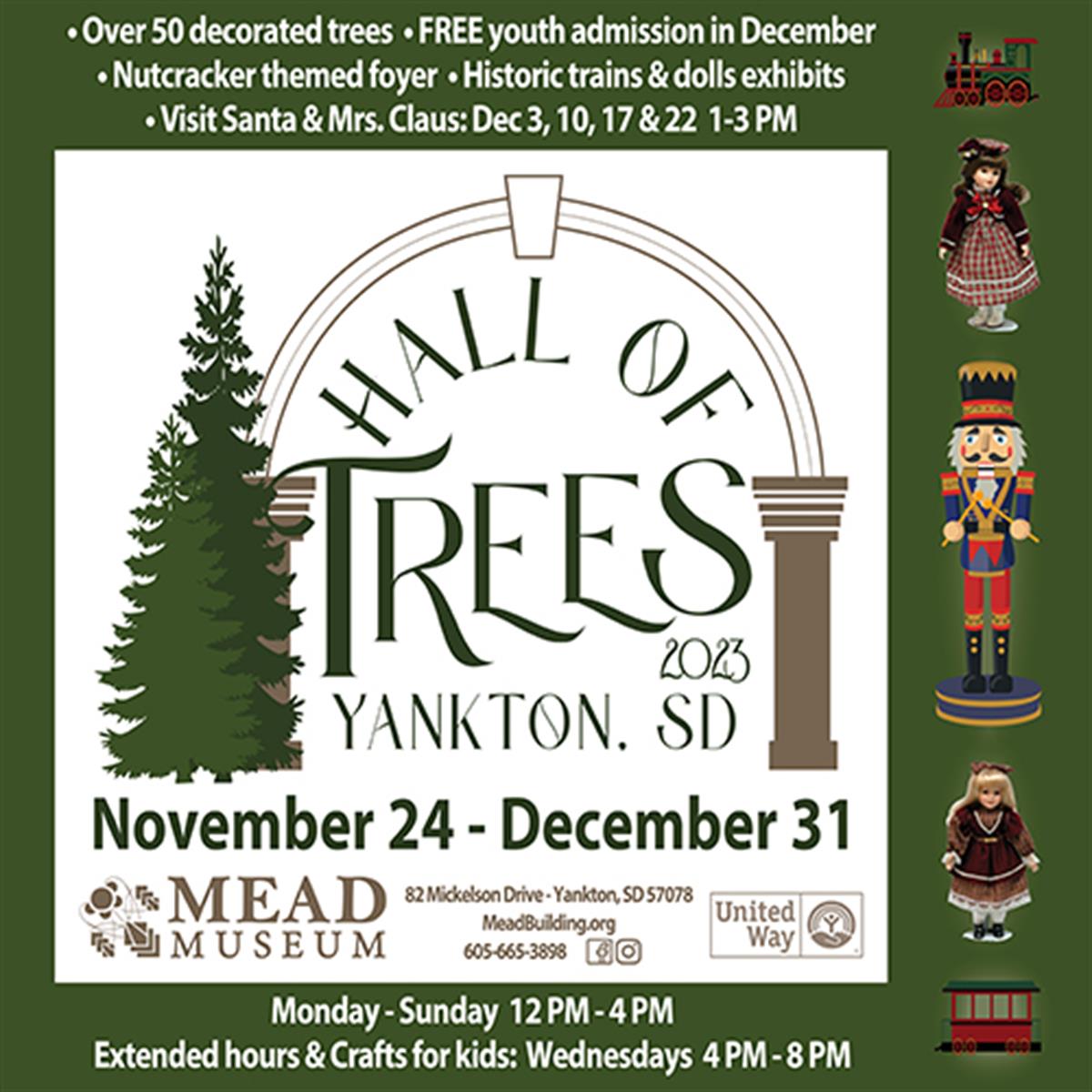 Mead Museum Hall of Trees 2023 Dec 30, 2023 Community Events