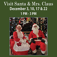 Hall of Trees – Visit Santa & Mrs. Claus