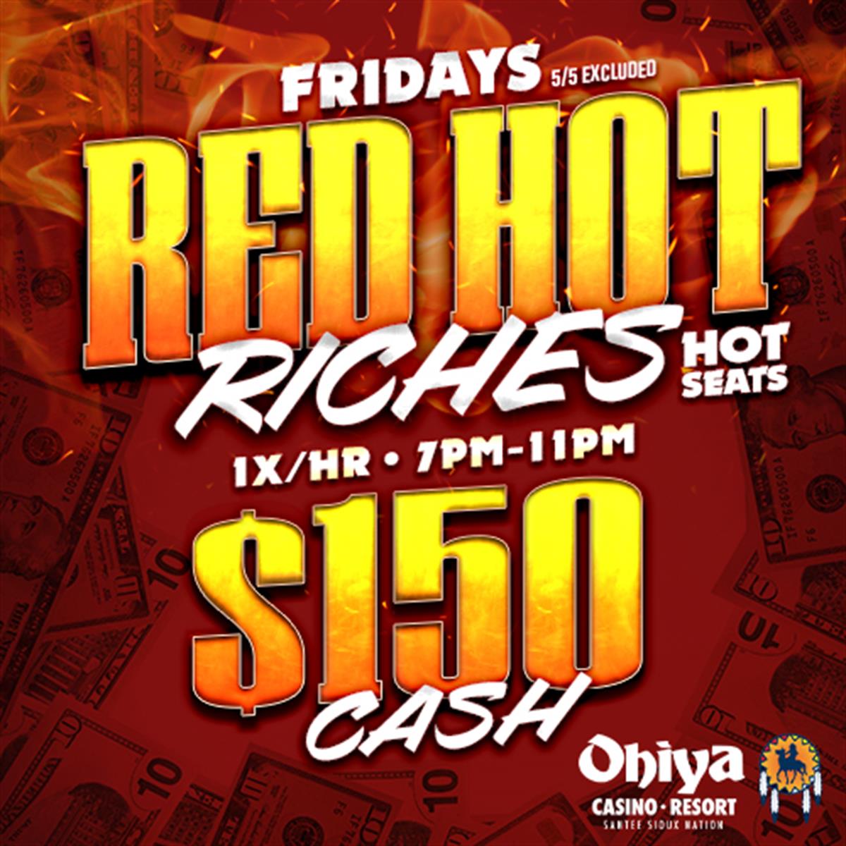 Ohiya Casino & Resort Red Hot Riches Hot Seats May 19, 2023