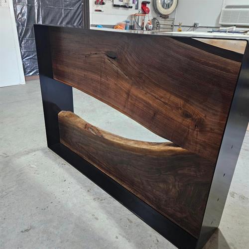 Custom piece created by customer from hardwood bought at Kneifl Tymber. Custom piece created by customer from hardwood bought at Kneifl Tymber.