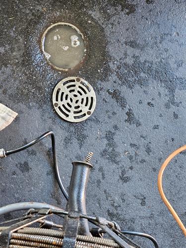 Shop floor drain sounds fun