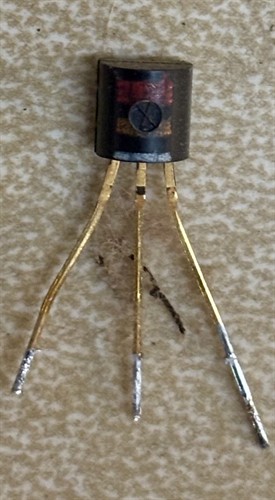 This old Motorola chip from the 1960s was a cool find with the gold plated legs...not enough to create any significant value but fun to find and recycle.
