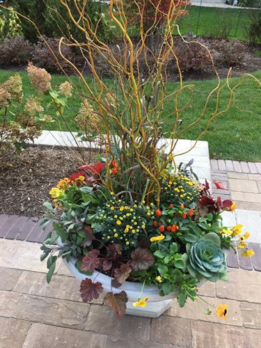 Autumn colors are anything but dull in our custom urns.