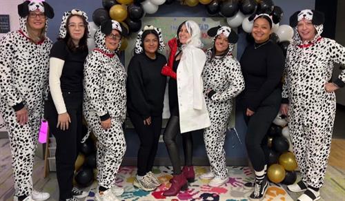 Dr. Laurie stole the show as Cruella and of course we all look good in spots too!