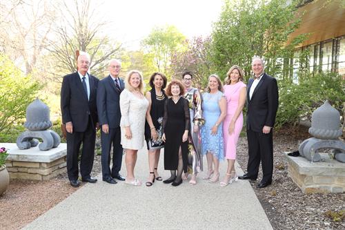 The Glen Ellyn Library Foundation Board at the Silver Ball Gala in April 2023