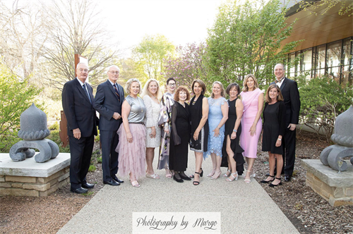 The Glen Ellyn Library Foundation Board and guests at The Silver Ball