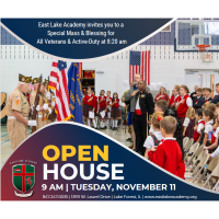 East Lake Academy Honors Veterans with Special Mass & Open House – Nov. 11