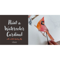 Paint a Watercolor Cardinal