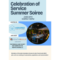 Celebration of Service Summer Soiree with Assured Health Care and YouthBuild Lake County