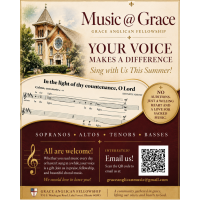 Music @ Grace Invites Singers for Summer “Come and Sing” Sundays in Lake Forest