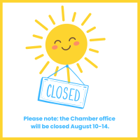 Chamber of Commerce Office is Closed