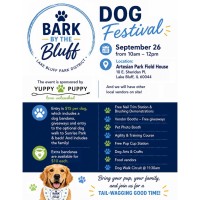 Bark by the Bluff Dog Festival